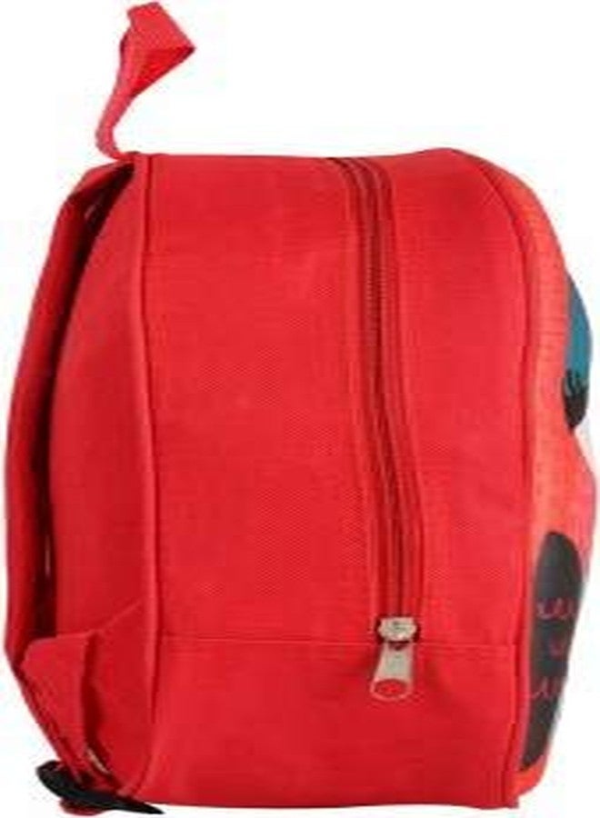 Ineffable Owl 3D Print Polyster Kids School Bag/School Backpack for Kids (Red) - Image 3